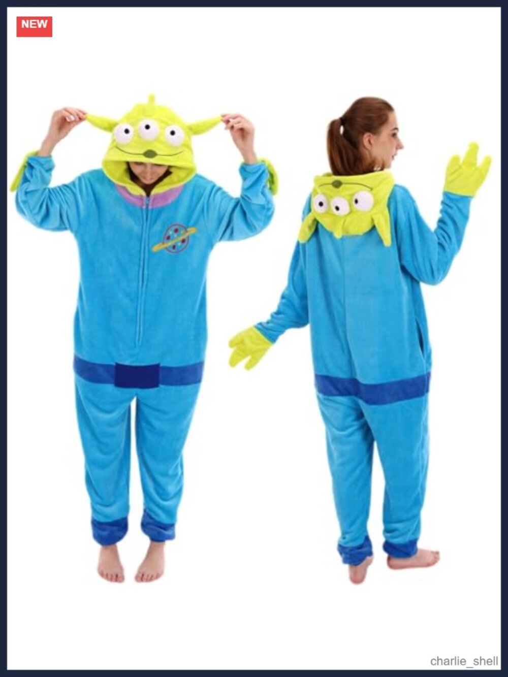 Unisex Adult Onesie Pajamas Flannel Cosplay Animal One Piece Zipper